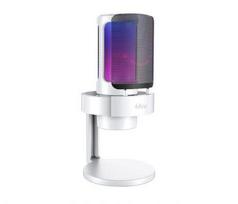 Ausinės su mikrofonu FIFINE  Amplifire A8 RGB White