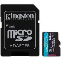 Atminties kortelės Kingston  Canvas Go! Plus MicroSDXC 64GB Class 10 SDCG4/64GB(bojāts iepakojums)