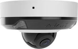„Ajax“ kamera HL – kupolinė (stiklinė) „DomeCam Mini“ (8 Mp/4 mm) (8EU) – balta
