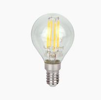 Stalinė lempa sigg  LED spuldze E14 4W 2700K 480lm 220-240V FILAMENT G45 GLOBE LED line LITE