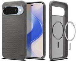 Knygos tipo dėklas dėklai Spigen  Liquid Air Magsafe Google Pixel 10/ 10 Pro Marble Grey