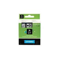 DYMO D1  Schriftband 53710  24mmx7.0m Black->transp.