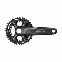 Shimano Deore FC-M5100-B2 175mm 36/26T / Black / Švaistiklis