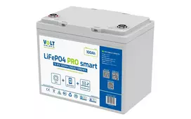 „Volt Polska PRO SMART“ LiFePO4 akumuliatorius, 12,8 V, 100 Ah (150 A), BMS, „Bluetooth“ + šildomoji kilimėlė
