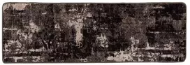 Kilimėlis MARSA Juoda ir Balta 50 x 300 cm Poliesteris ir PVC