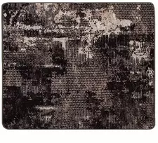 Kilimėlis MARSA Juoda ir Balta 80 x 100 cm Poliesteris ir PVC