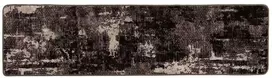 Kilimėlis MARSA Juoda ir Balta 80 x 350 cm Poliesteris ir PVC
