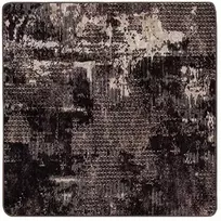 Kilimėlis MARSA Juoda ir Balta 100 x 100 cm Poliesteris ir PVC