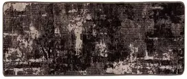 Kilimėlis MARSA Juoda ir Balta 100 x 200 cm Poliesteris ir PVC