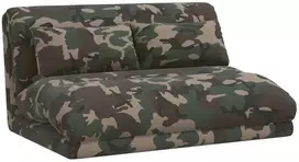 Reguliuojamas grindų fotelis Armijos Žalia Audinys