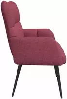 Dvitaškė sofa Vyno raudona 115 x 61 x 87 cm Audinys
