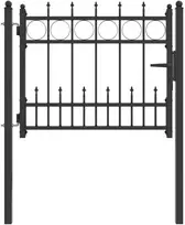 Tvora vartai HORST 100 x 75 cm Metalas Juodas Užrakintas