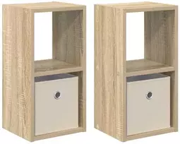 Naktinis staliukas 2 vnt. Sonoma ąžuolas 25,5 x 22 x 49,5 cm