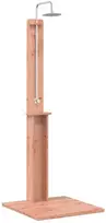 Lauko dušas 206 cm Kietosios maumedžio ir nerūdijančio plieno