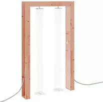 Lauko dušas 226 cm Kietosios maumedžio ir nerūdijančio plieno