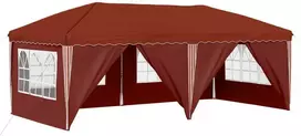 Pop-up šventinis palapinė 575 x 288 x 245 cm Terakotos