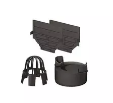 Drenažo latakų dalių rinkinys Aco HexaLine 319287, plastikas