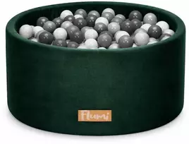FLUMI personalizuotas kamuoliukų baseinas + 200 kamuoliukų, Dark Žalias