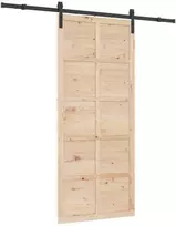 Slankios durys Natūrali 80 x 208 cm Pušies medienos masyvas