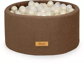 FLUMI personalizuotas kamuoliukų baseinas + 200 kamuoliukų TEDDY, Chocolate