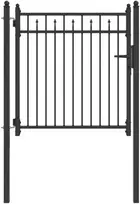 Tvora vartai BAARLO 100 x 100 cm Užrakintas Metalas Juoda