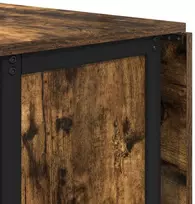 Sulankstomas valgomojo stalas su ratukais 130 x 80 x 76,5 cm