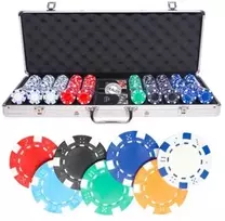Pokerio žetonų rinkinys The Dice (500 žetonų)