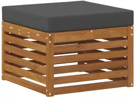 Lauko sofos komplektas 5 vnt. 6 vietos Natural and Anthracite