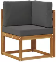 Lauko sofos komplektas 6 vnt. 7 vietos Natural and Anthracite