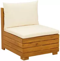 Sodo vidurinė sofa Kietos akacijos mediena