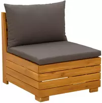 Sodo vidurinė sofa Kietos akacijos mediena Ruda 60 x 68 x 65 cm