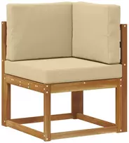 Lauko sofos komplektas 7 vnt. 7 vietos Natūralus ir bežinis
