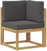 Lauko baldų komplektas Lauko sofos komplektas 7 vnt. 6 vietos Balta ir antracito