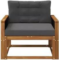 Lauko Vidurinis Sofa Kietos akacijos mediena Natūrali
