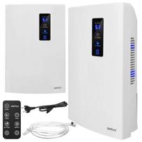 Oro sausintuvas, drėgmės surinkėjas su UV + TiO2 funkcija ir nuotolinio valdymo pulteliu, 90 W, 1,8 L, iki 30 m²