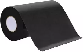 Dirbtinio žolės juosta su klijais Juoda 10 x 0,15 cm