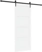 Slankios durys ORKDAL 83 x 202 cm Apdirbta mediena Balta