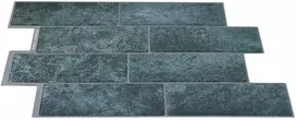 Metro plytelė 20 vnt. Mėlyna žalia 29 x 21 cm