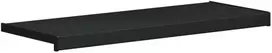 Langų palangė Juoda su medienos tekstūra 80 x 35 x 4,5 cm PVC