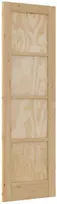 Vidaus durys 61 x 198,5 cm fanera Natūrali