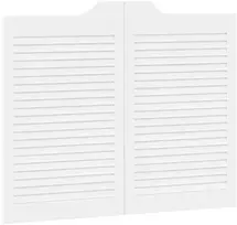 Sukamosios durys 80 x 50 cm Pušies medienos masyvas Balta