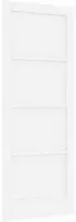 Vidaus durys 78 x 202 cm fanera Balta
