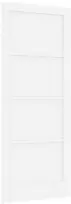Vidaus durys 86 x 211 cm fanera Balta