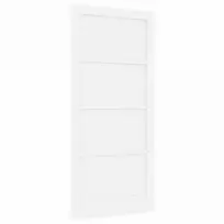 Vidaus durys 93 x 202 cm fanera Balta