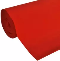 Kilimas Raudona 1 x 20 m Poliesteris