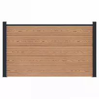 Tvoros rinkinys 180 x 105 cm WPC ir aliuminis Ruda
