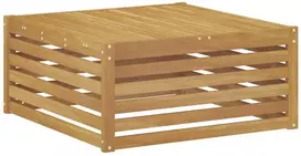 Lauko sofos komplektas 7 vnt. 6 vietos Balta ir šviesiai pilka