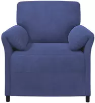 1 vietos sofa Policijos mėlyna 88 x 83 x 95 cm Aksomas
