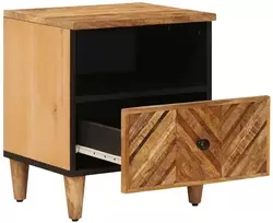 Naktinis staliukas Ruda 50 x 33 x 60 cm Kietas mango medis