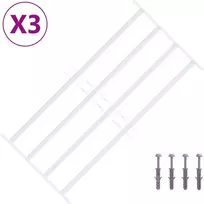 Saugumo grotelės langams su 4 kryžmėmis 3 vnt. 63-114 cm